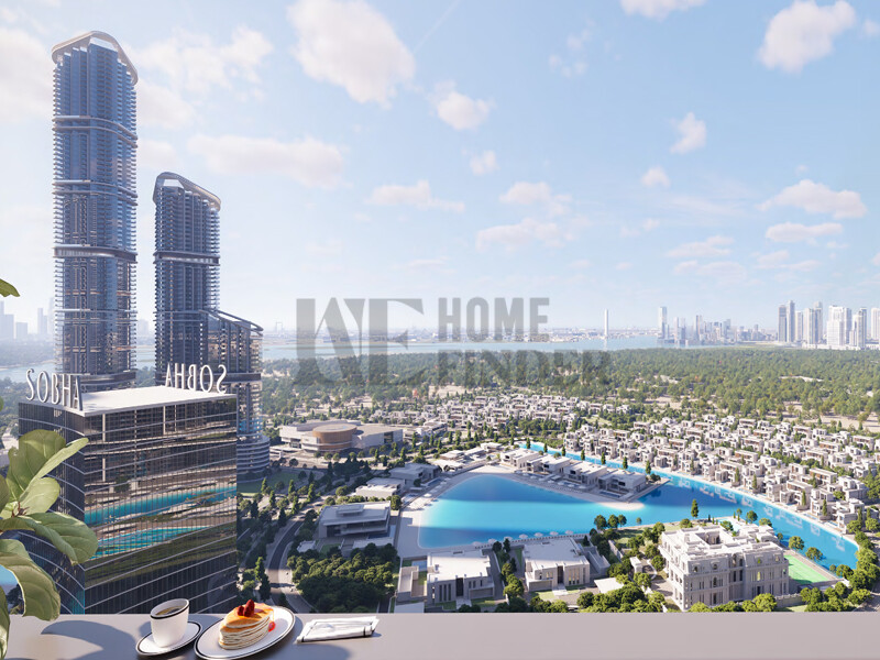 Property for Sale in 320 Riverside Crescent, Sobha Hartland, MBR City, Dubai - Lagoon Views | Luxury Living | Flexible Payment Plan